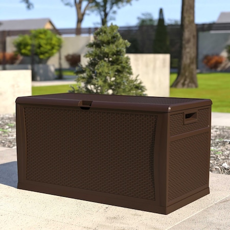 Flash Furniture 220 Polypropylene Brown QT-KTL-4023BRN-GG